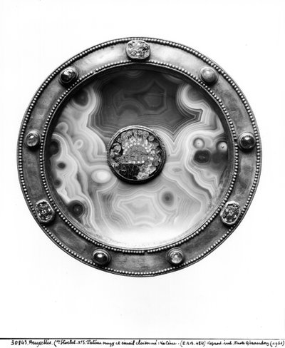 Paten with a medallion depicting the Last Supper, 9th-10th century by Byzantine
